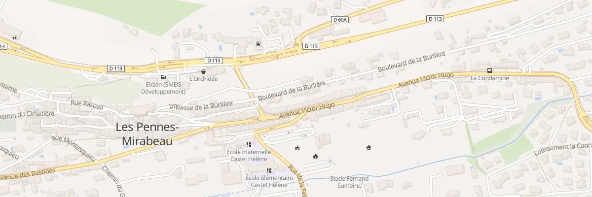 Plan du 18 Bd de la Burlière aux Pennes-Mirabeau