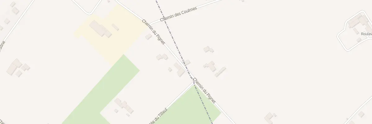 Plan du 815 Che du Pignet à Saint-Marcellin