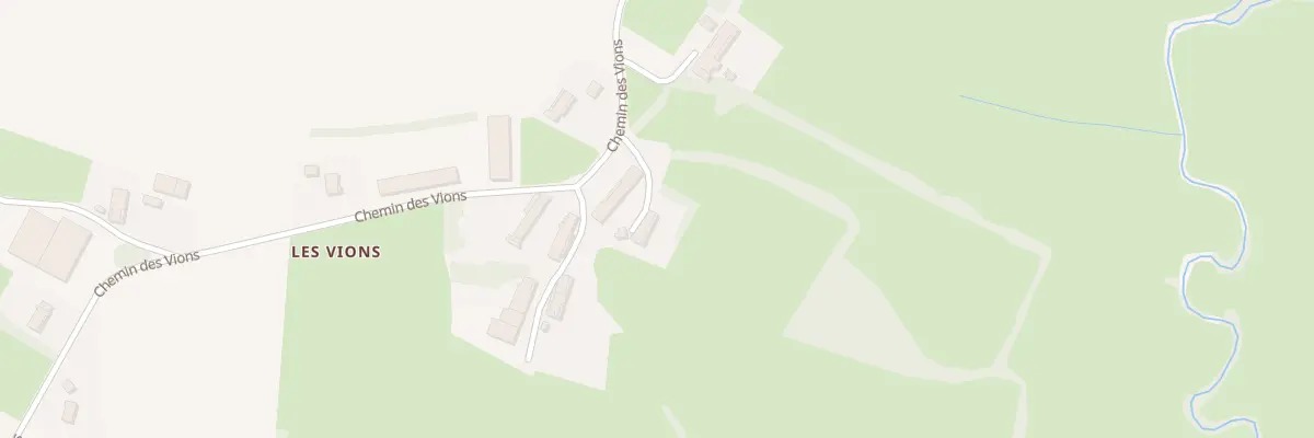 Plan du 281 Che des Vions à Ratte