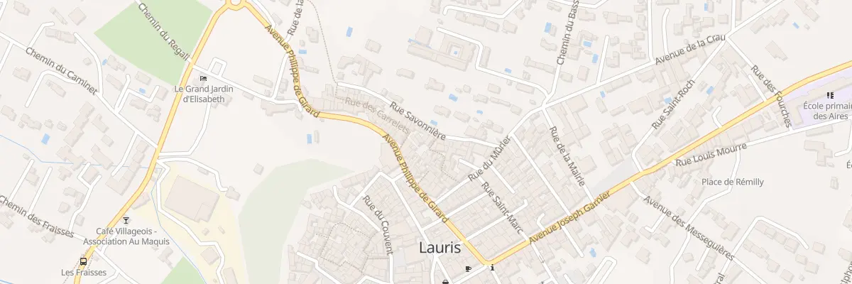 Plan du 13 Rue de la Rousseye à Lauris