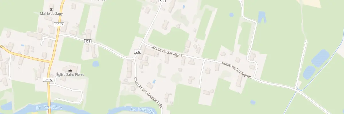 Plan du 82 Rte de Sarvagnat à Sagy