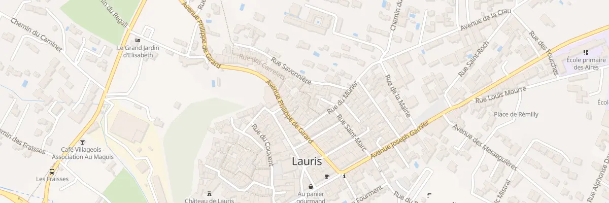 Plan du 5 Rue de la Rousseye à Lauris
