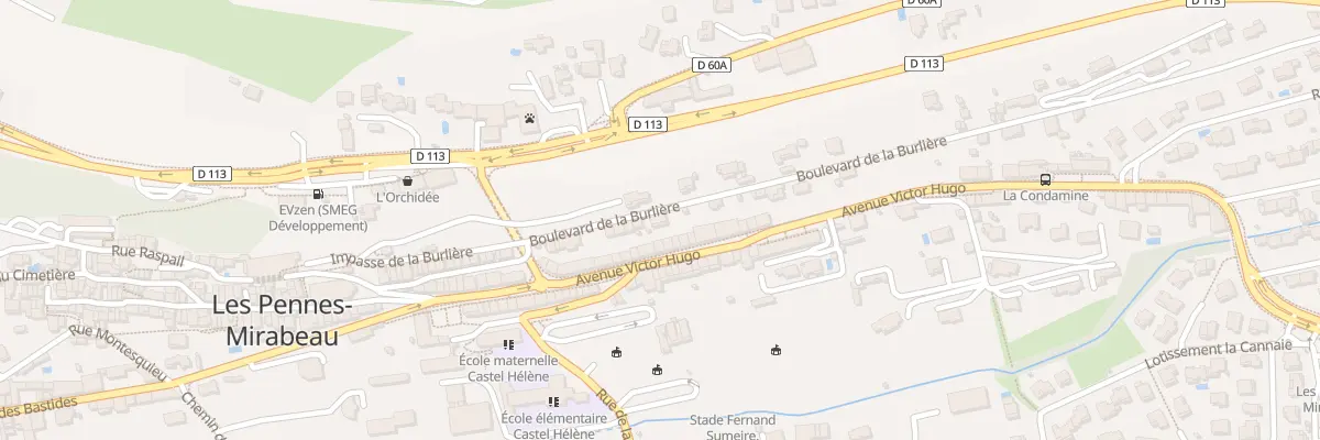 Plan du 20 Bd de la Burlière aux Pennes-Mirabeau