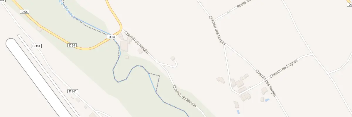Plan du 155 Che du Moulin à Saint-Laurent-en-Royans