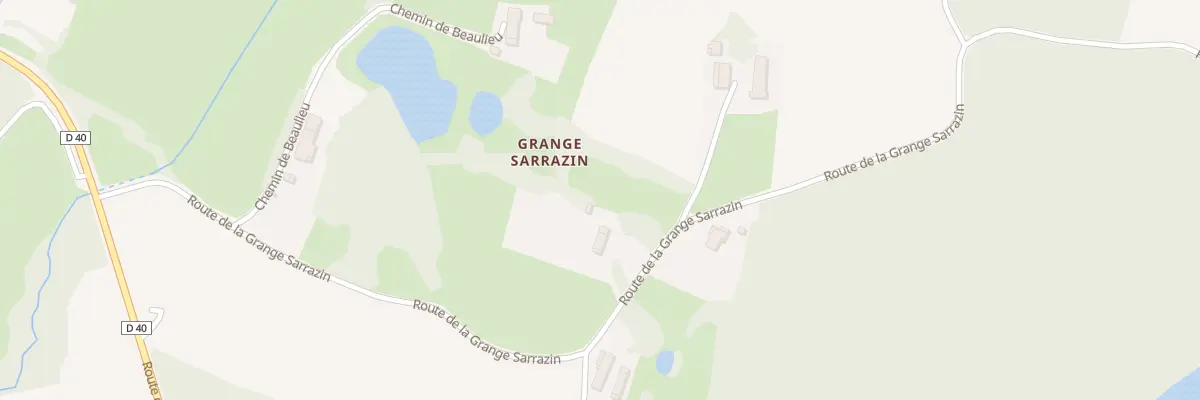 Plan du 494 Rte de la Grange Sarrazin à Condal