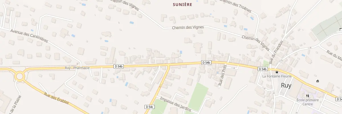 Plan du 11 Rue de la Salière à Ruy-Montceau