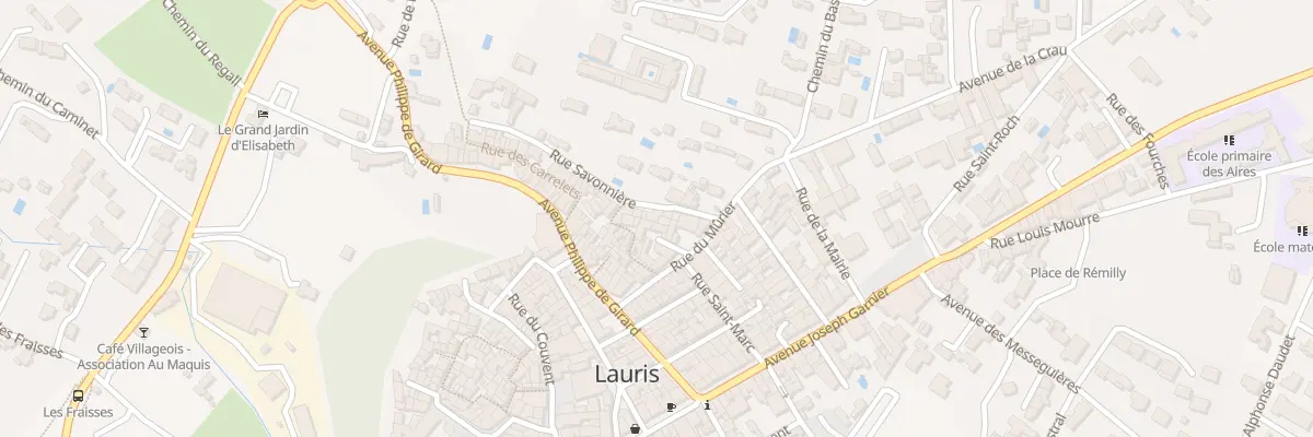 Plan du 5 Rue des Savonnieres à Lauris