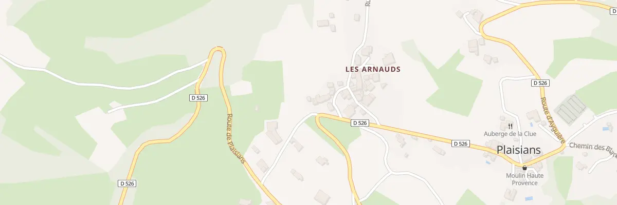 Plan du 5086 Les Arnauds à Plaisians