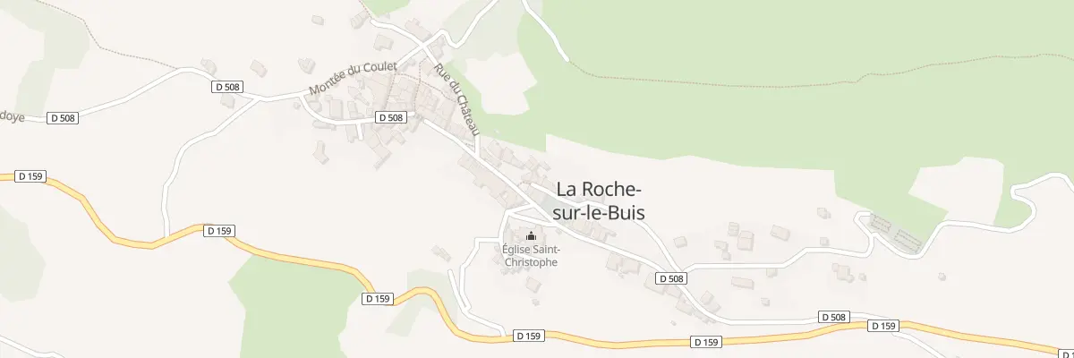 Plan du 5140 Le Village à La Roche-sur-le-Buis