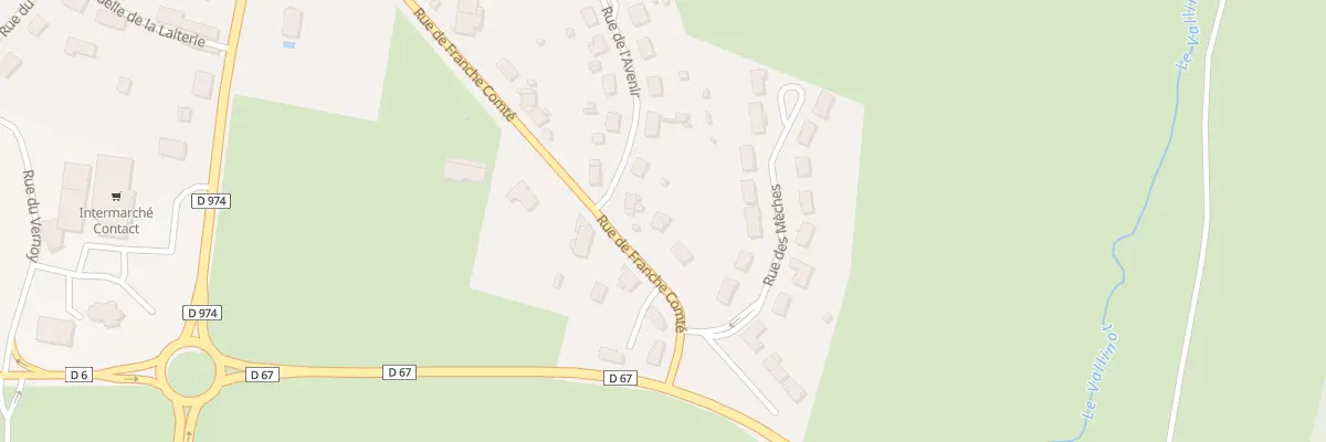 Plan du 21 Rue de Franche Comte à Longeau-Percey