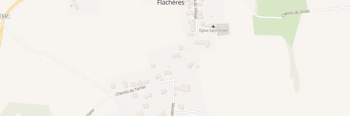 Plan du 32 Rue du Village à Flachères