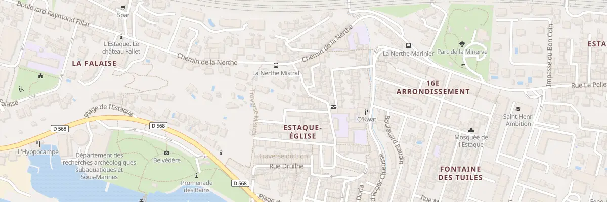 Plan du 18 Rue mallot à Marseille 16e Arrondissement