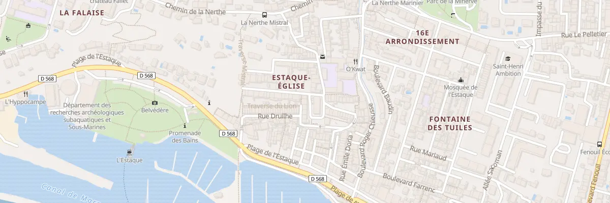 Plan du 13 Pl de l’Eglise - F. Maleterre à Marseille 16e Arrondissement