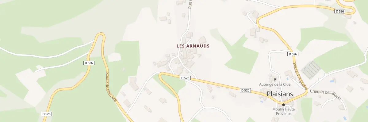 Plan du 5102 Les Arnauds à Plaisians
