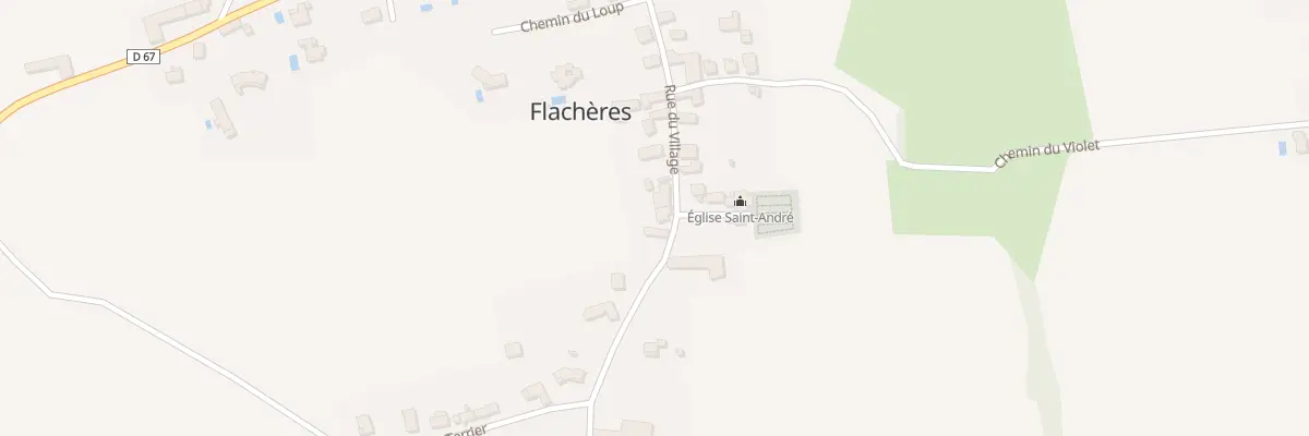 Plan du 22 Rue du Village à Flachères