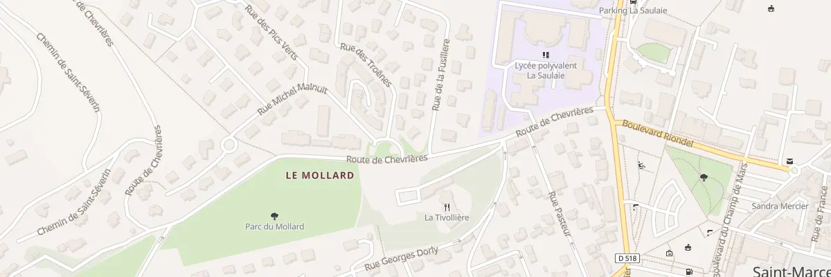 Plan du 1 Rue de la Fusilière à Saint-Marcellin