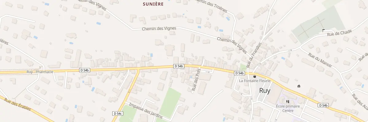 Plan du 121 Rue de la Salière à Ruy-Montceau