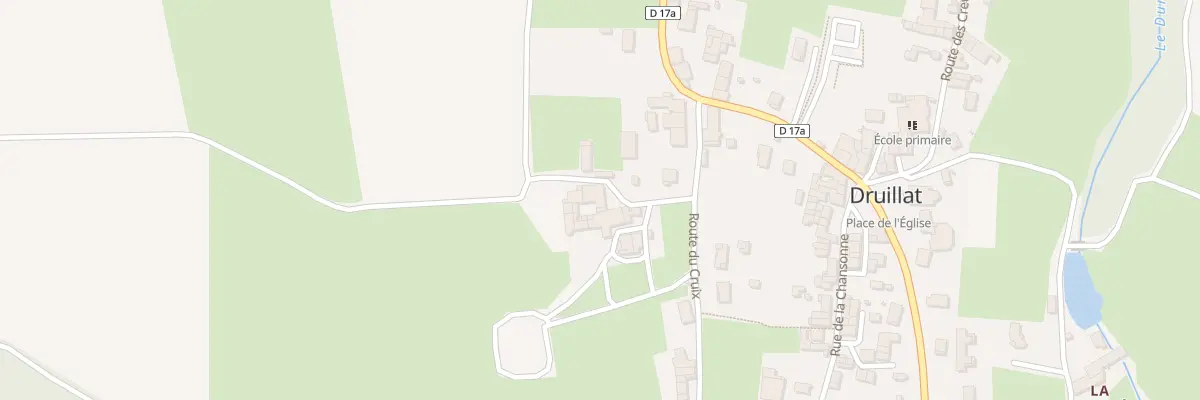 Plan du 63 Che sur Culet à Druillat