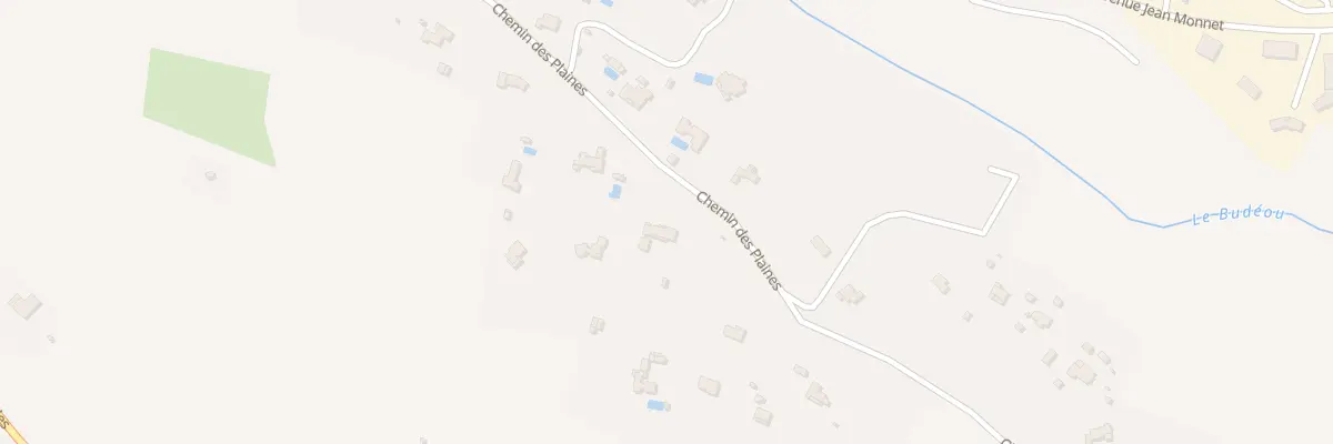Plan du 375 Che des Plaines à Saint-Cannat