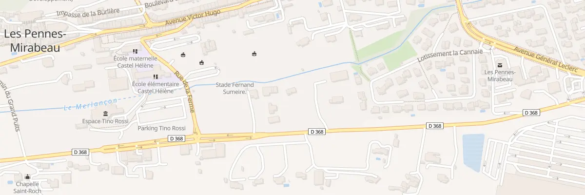 Plan du 530A Rte de Martigues aux Pennes-Mirabeau