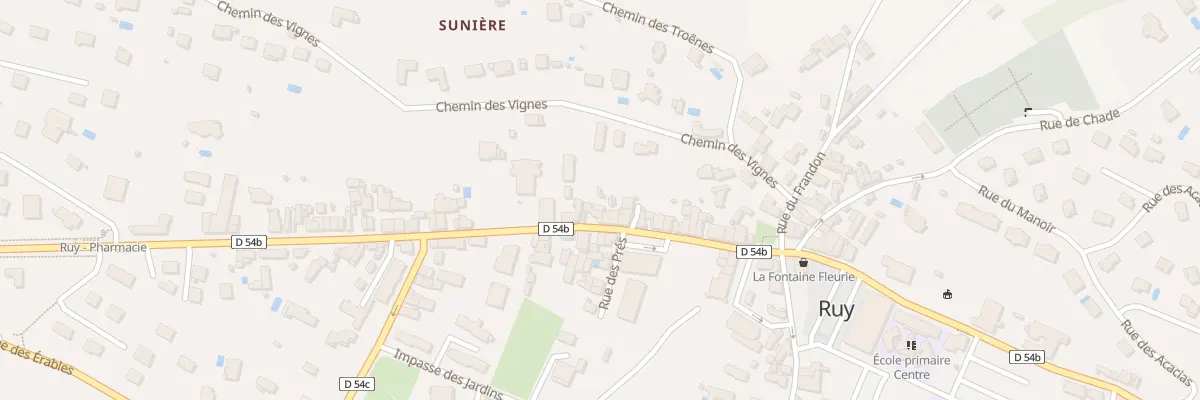 Plan du 155 Rue de la Salière à Ruy-Montceau