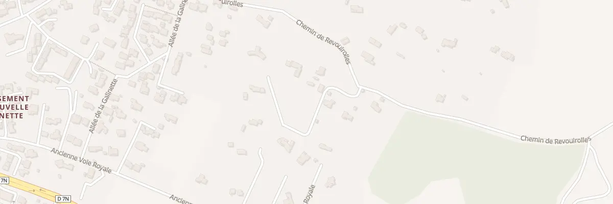 Plan du 435D Che de Revouirolles à Saint-Cannat