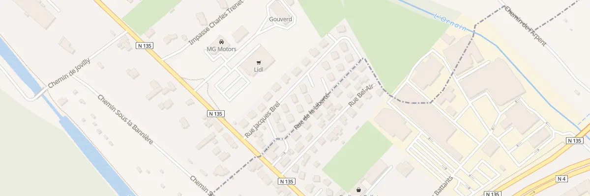 Plan du 6 Rue Jacques Brel à Chonville-Malaumont
