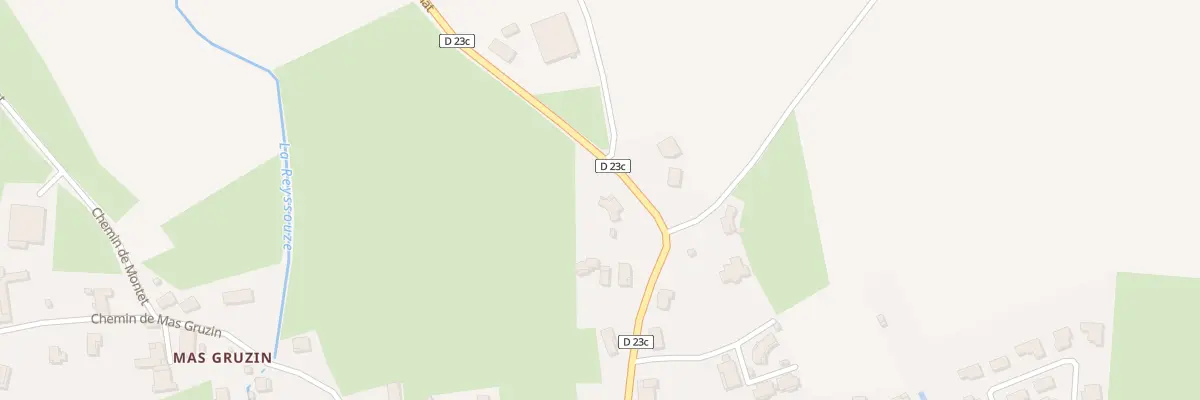 Plan du 331 Rte de Montagnat à Tossiat