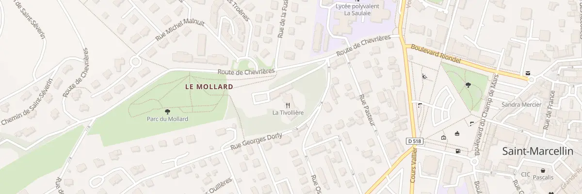 Plan du 54 Rue Georges Dorly à Saint-Marcellin