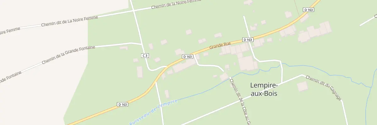 Plan du 36 Gr Grande Rue à Landrecourt-Lempire
