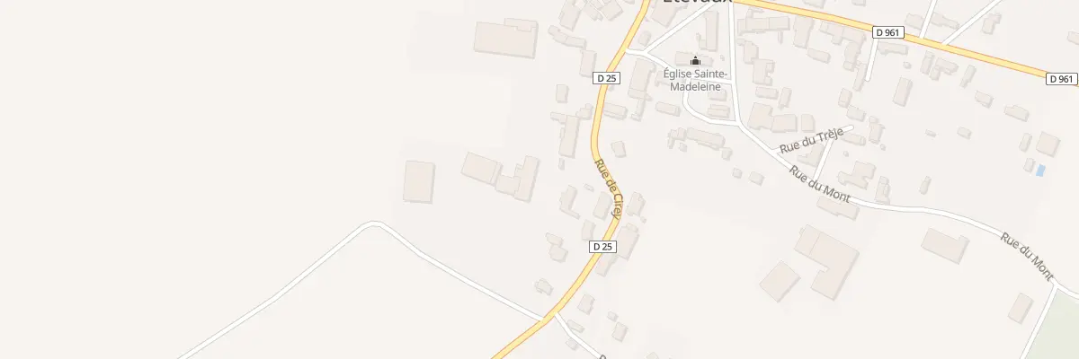 Plan du 14 Rue de Cirey à Étevaux