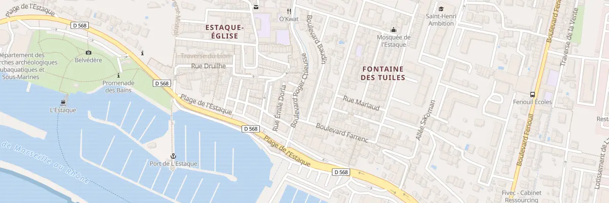 Plan du 24 Bd Baudin à Marseille 16e Arrondissement