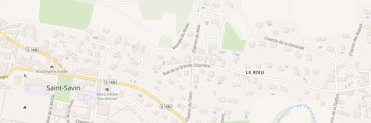 Plan du 145 Rue de la Grande Charrière à Saint-Savin