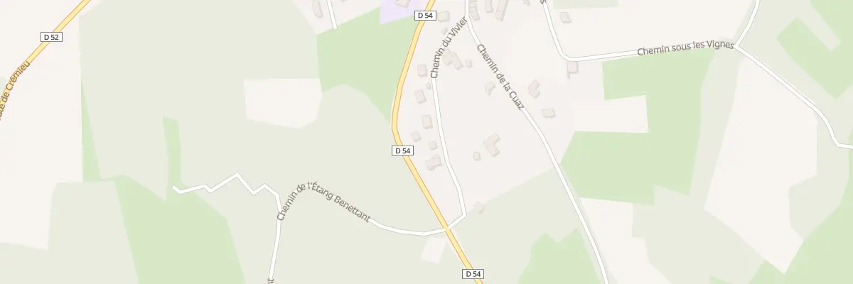 Plan du 9 Che du Vivier à Siccieu-Saint-Julien-et-Carisieu
