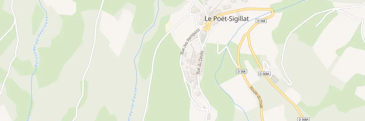 Plan du 5067 Le Village au Poët-Sigillat