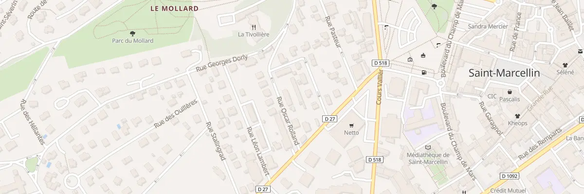 Plan du 3 Rue Oscar Rolland à Saint-Marcellin