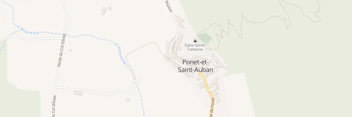 Plan du 5090 Le Village à Ponet-et-Saint-Auban