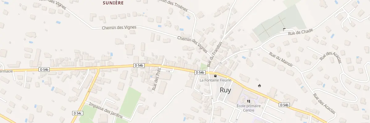 Plan du 43 Rue de la Salière à Ruy-Montceau