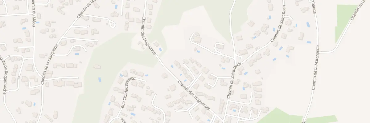 Plan du 6645F Che des Huguenots à Lauris