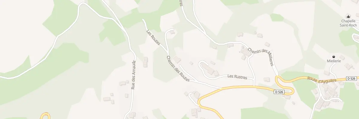 Plan du 5098 Les Routes à Plaisians