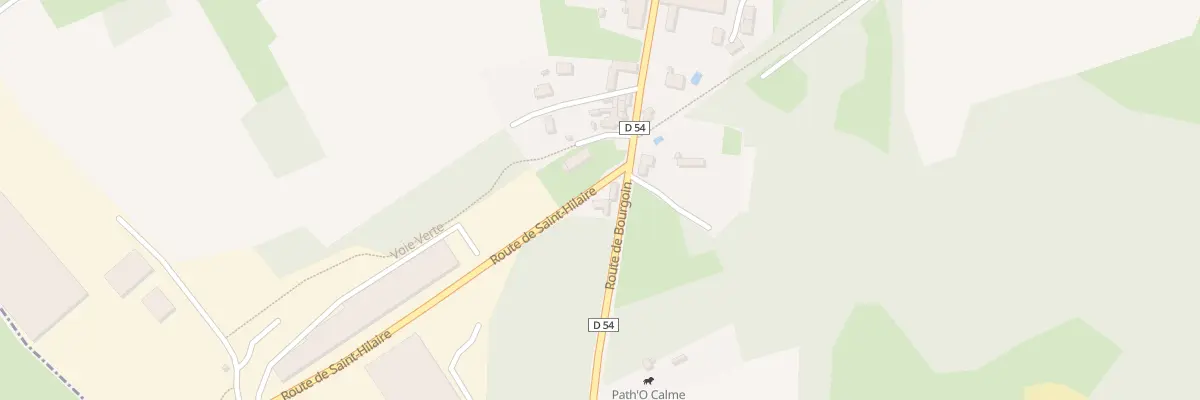 Plan du 5463 Le Vard à Trept