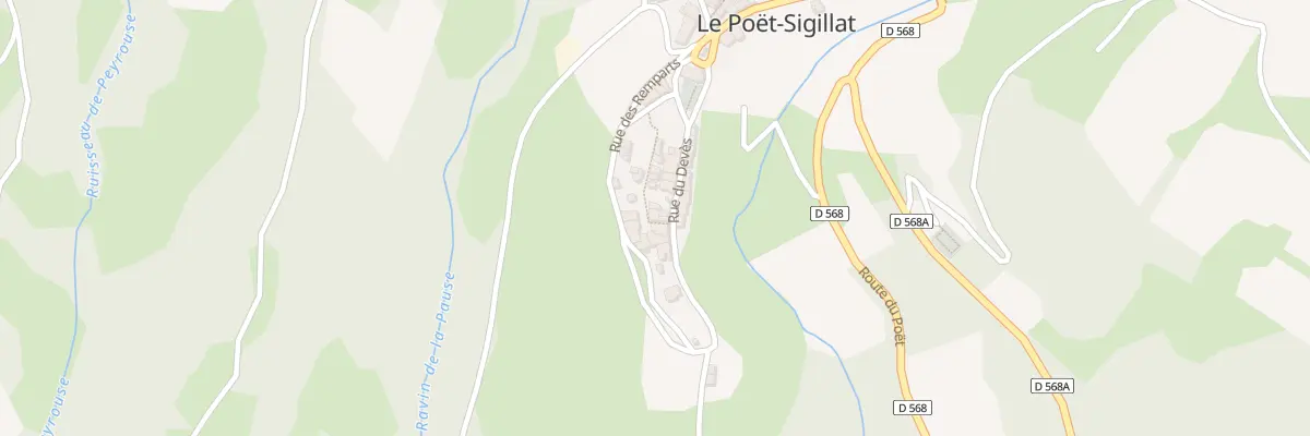 Plan du 25 Imp du Four Banal au Poët-Sigillat