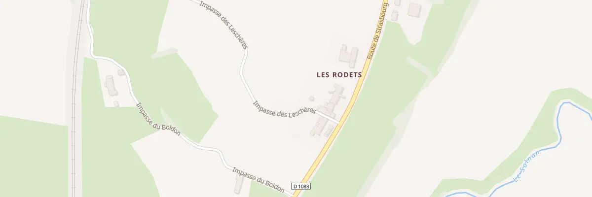 Plan du 5053 Les Rodets à Villemotier