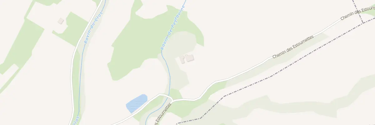Plan du 290 Che des Estournettes au Poët-Sigillat