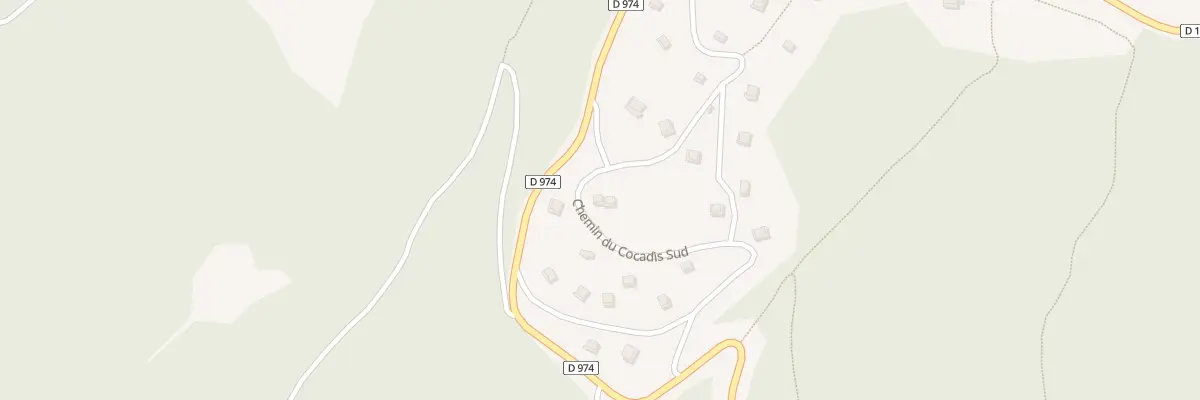 Plan du 300 Che Cocadis Sud à Bédoin