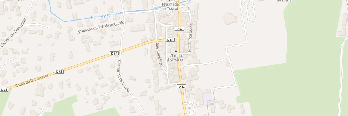 Plan du 193 Rue Louis Francois Jambon à Tossiat