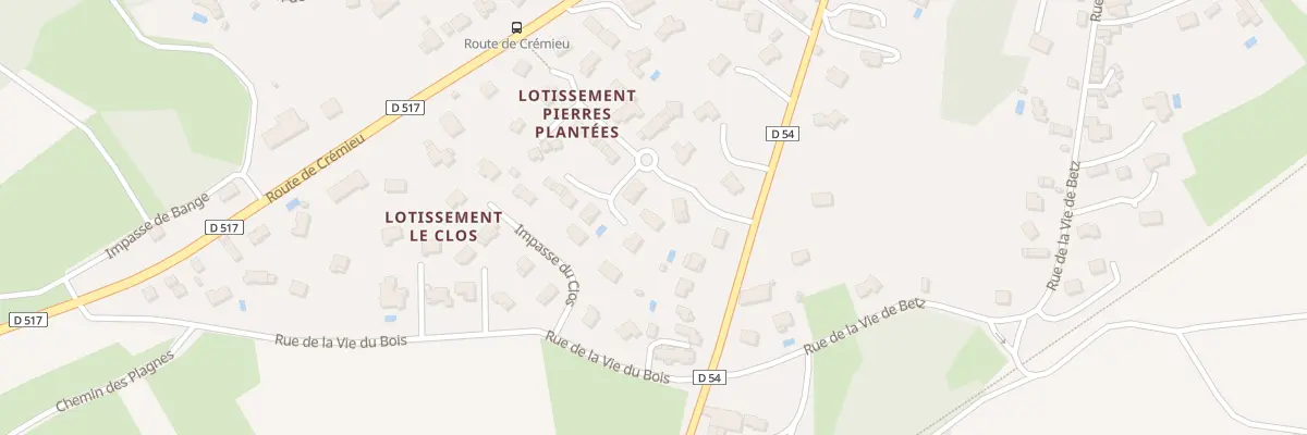 Plan du 20 Imp des Pierres Plantées à Trept