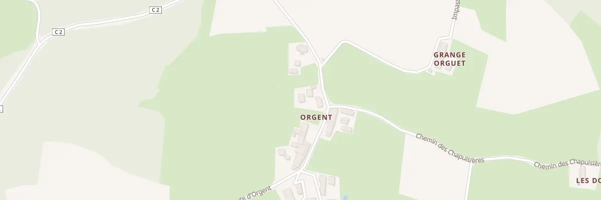 Plan du 198 Rte d’Orgent à Coligny