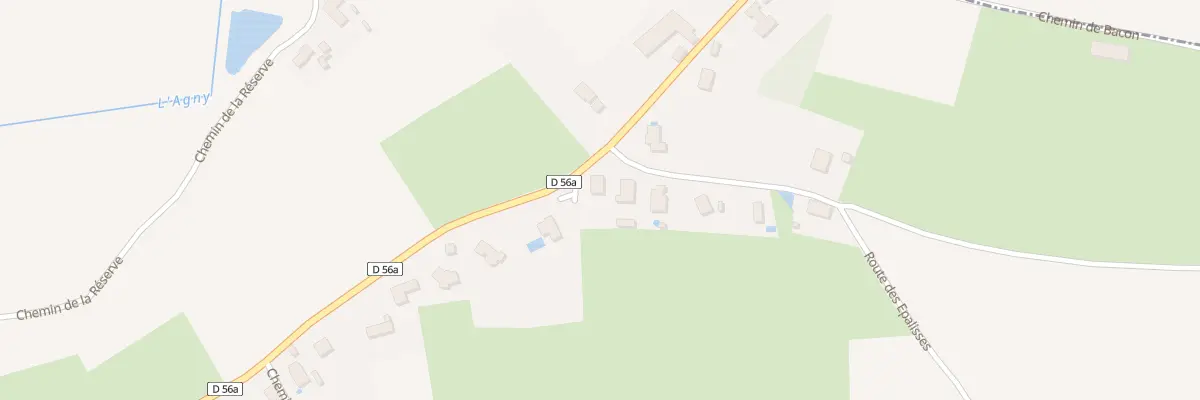 Plan du 2 Rte des Epalisses à Eclose-Badinières