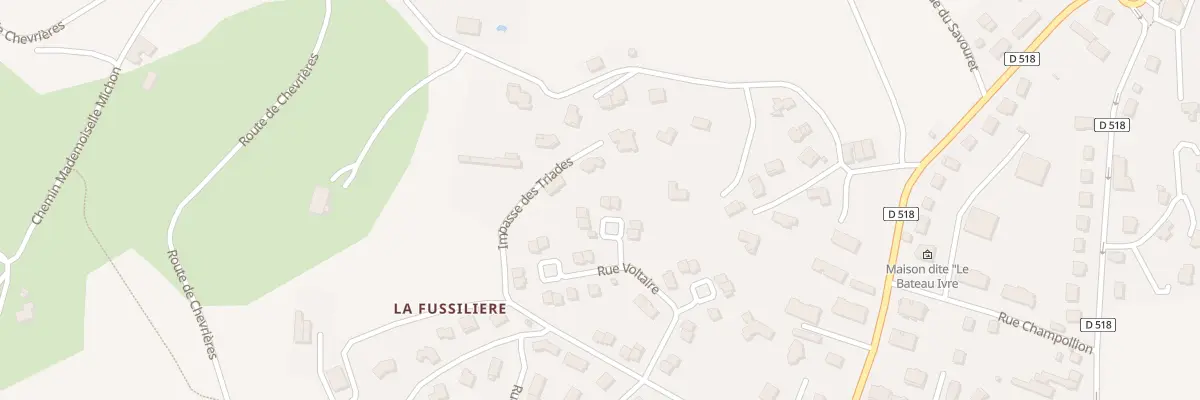 Plan du 28 Rue Voltaire à Montagne